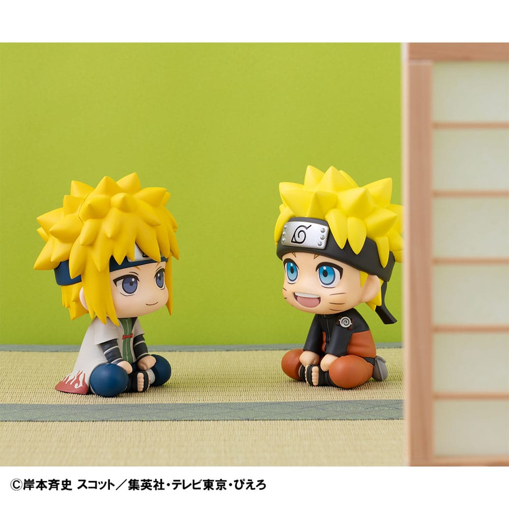 Naruto: Shippuden Look Up PVC Statue Naruto Uzumaki Six Paths Sage Mode & Minato Namikaze 11 cm (with gift)