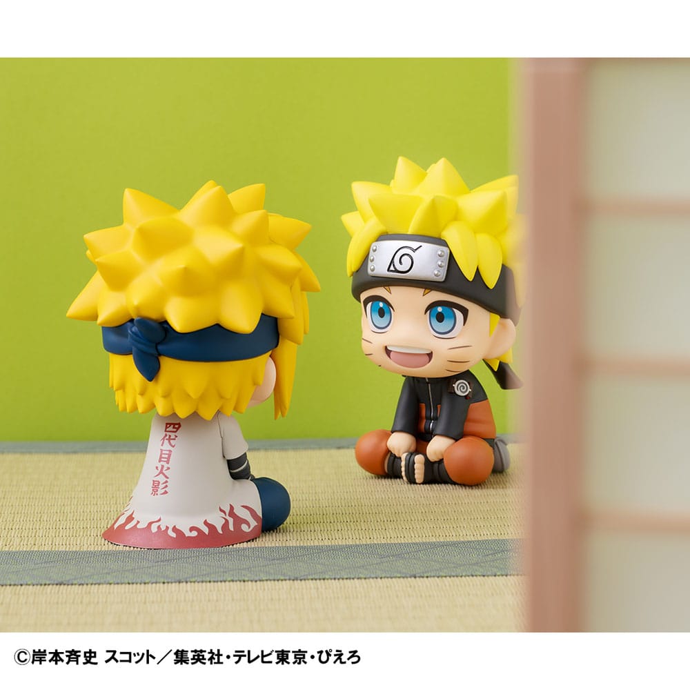 Naruto: Shippuden Look Up PVC Statue Naruto Uzumaki Six Paths Sage Mode & Minato Namikaze 11 cm (with gift)