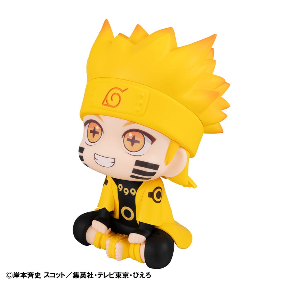 Naruto: Shippuden Look Up PVC Statue Naruto Uzumaki Six Paths Sage Mode & Minato Namikaze 11 cm (with gift)
