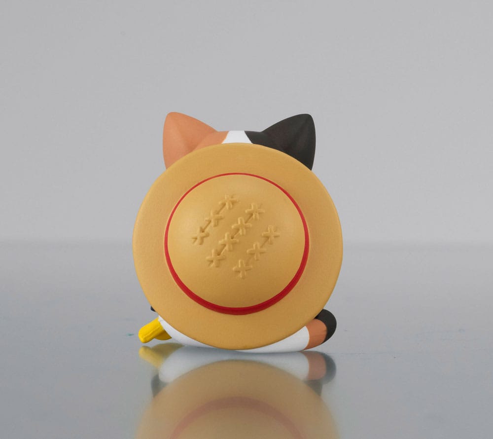 One Piece Mega Cat Project Nyan Piece Nyan! Trading Figure with pouch Luffy: 2025 Limited Edition 7 cm