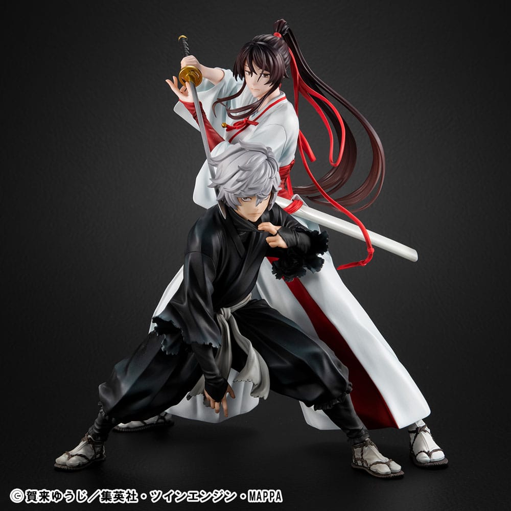 Hell's Paradise: Jigokuraku Lucrea PVC Statues Gabimaru & Sagiri Yamada Asaemon 20 cm