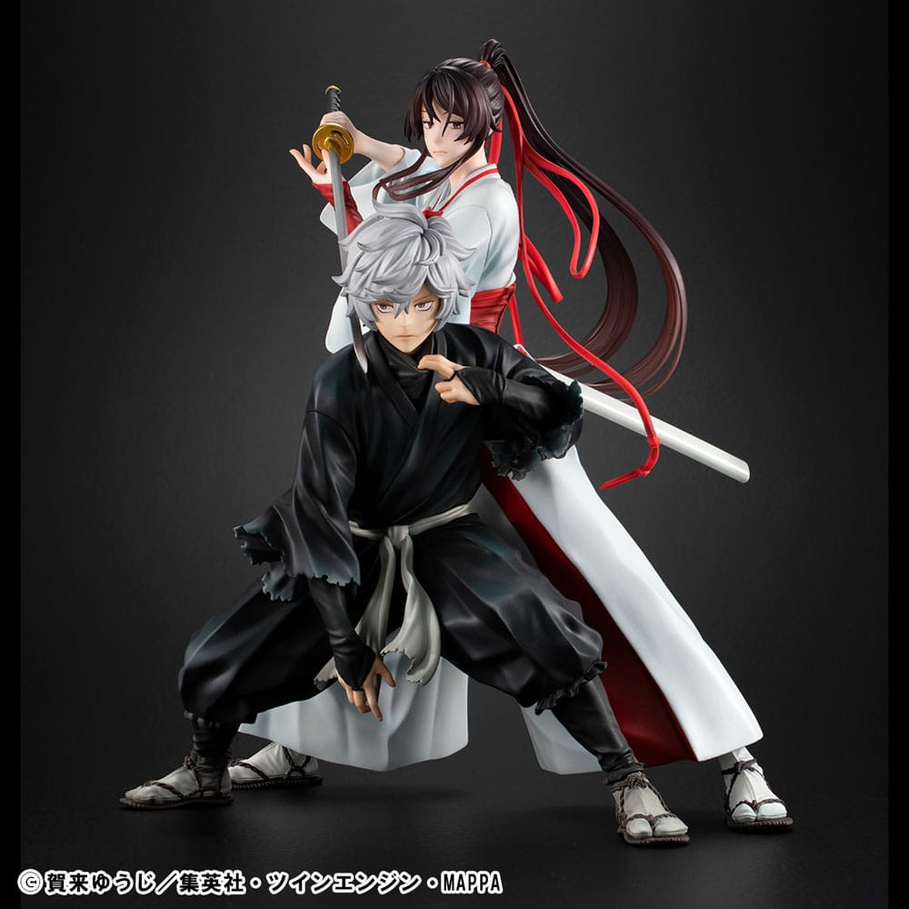 Hell's Paradise: Jigokuraku Lucrea PVC Statues Gabimaru & Sagiri Yamada Asaemon 20 cm