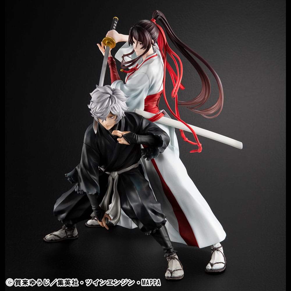 Hell's Paradise: Jigokuraku Lucrea PVC Statues Gabimaru & Sagiri Yamada Asaemon 20 cm