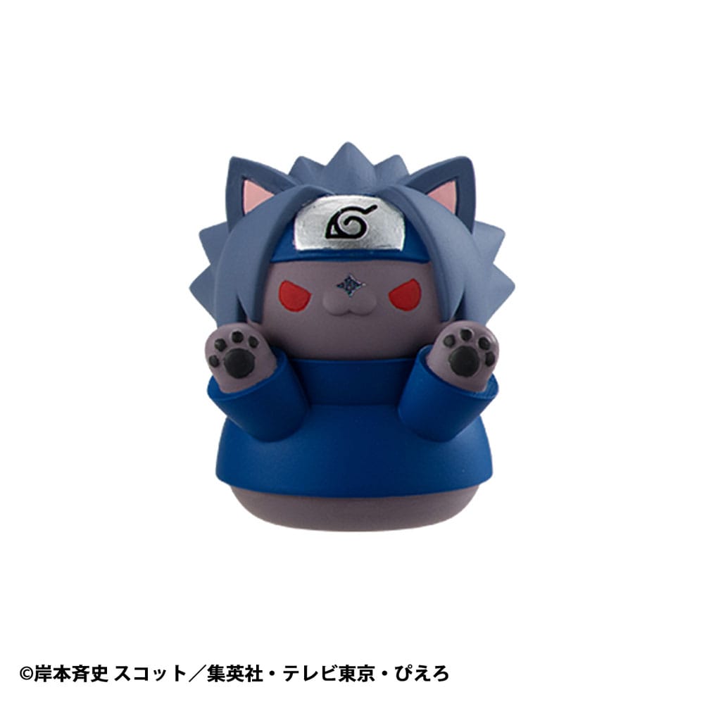 Naruto: Shippuden Mega Cat Project Nyaruto! Trading Figures Come here Sasuke-kun 3 cm Assortment (8)