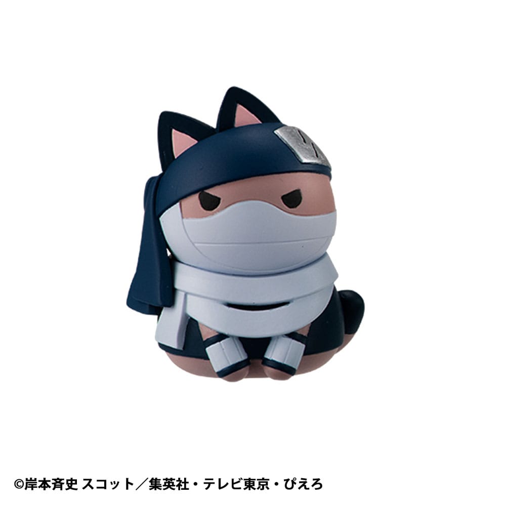 Naruto: Shippuden Mega Cat Project Nyaruto! Trading Figures Come here Sasuke-kun 3 cm Assortment (8)
