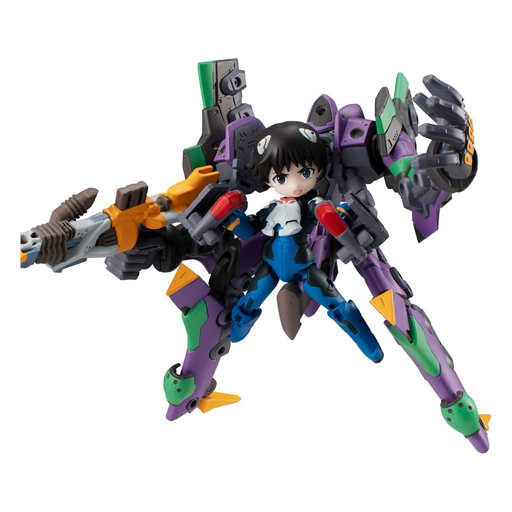 Evangelion Desktop Army Figure Shinji Ikari & Evangelion No. 1: New Theatrical Edition 15 cm
