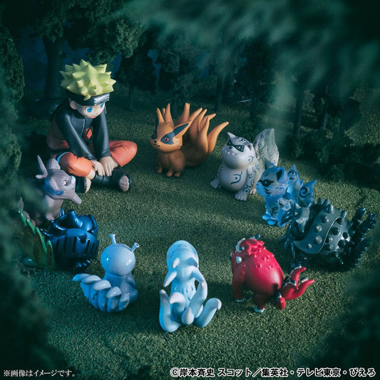 Naruto: Shippuden Gaiden G.E.M. Series PVC Statue Naruto Uzumaki & Biju Set 7 cm