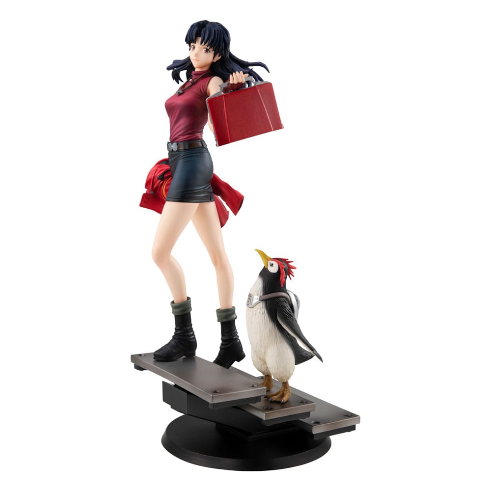 Rebuild of Evangelion Gals PVC Statue Misato Katsuragi & Pen Pen 25 cm
