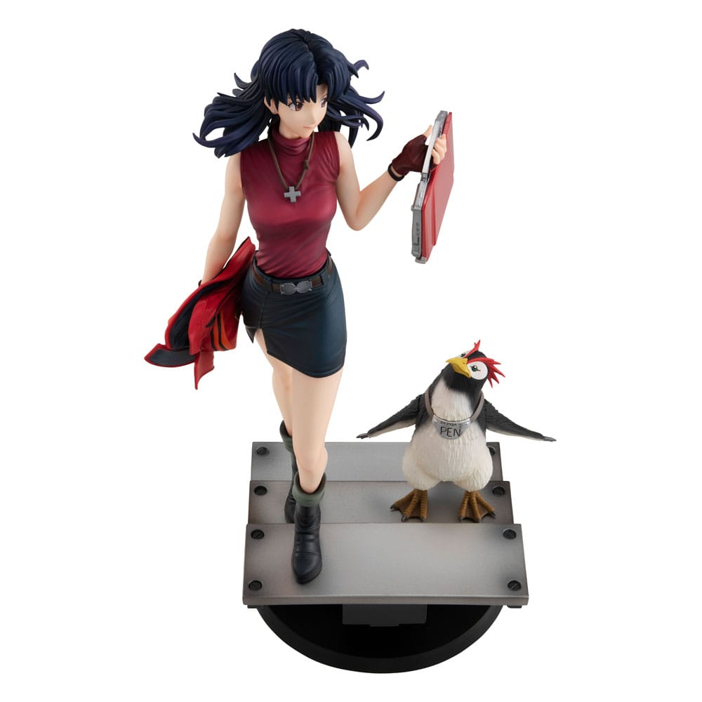 Rebuild of Evangelion Gals PVC Statue Misato Katsuragi & Pen Pen 25 cm
