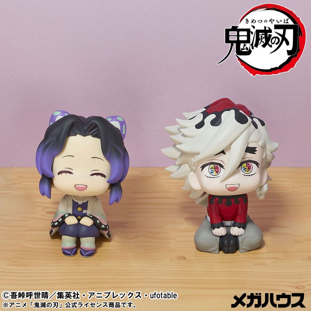 Demon Slayer: Kimetsu no Yaiba Look Up PVC Statue Shinobu Kocho Smile Ver. & Douma 11 cm (with gift)