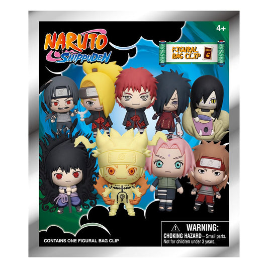Naruto Shippuden 3D PVC Bag Clips Series 6