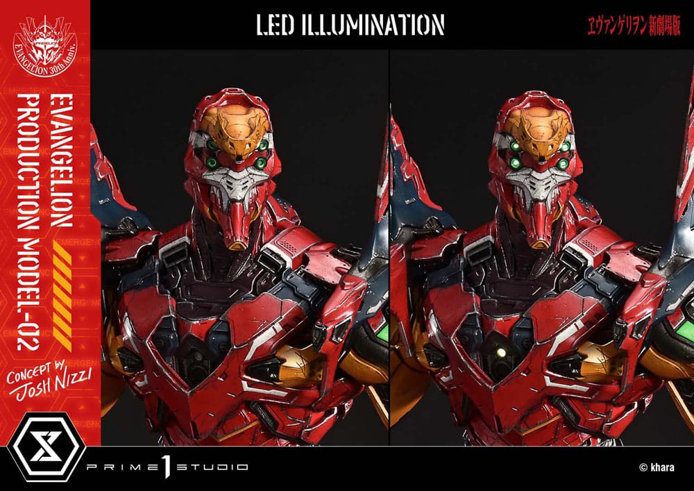 Rebuild of Evangelion Ultimate Diorama Masterline Series Statue Evangelion Production Model-02 (Concept By Josh Nizzi) Deluxe Version 73 cm