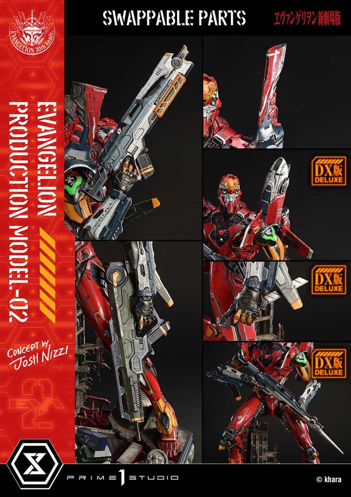Rebuild of Evangelion Ultimate Diorama Masterline Series Statue Evangelion Production Model-02 (Concept By Josh Nizzi) Deluxe Version 73 cm