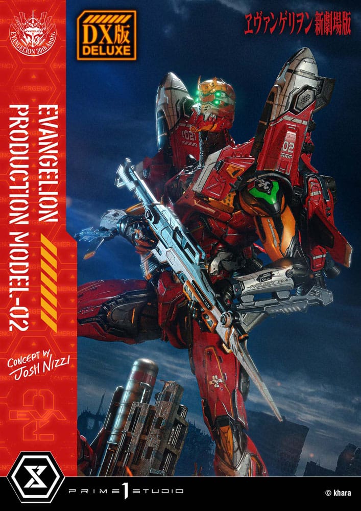 Rebuild of Evangelion Ultimate Diorama Masterline Series Statue Evangelion Production Model-02 (Concept By Josh Nizzi) Deluxe Version 73 cm