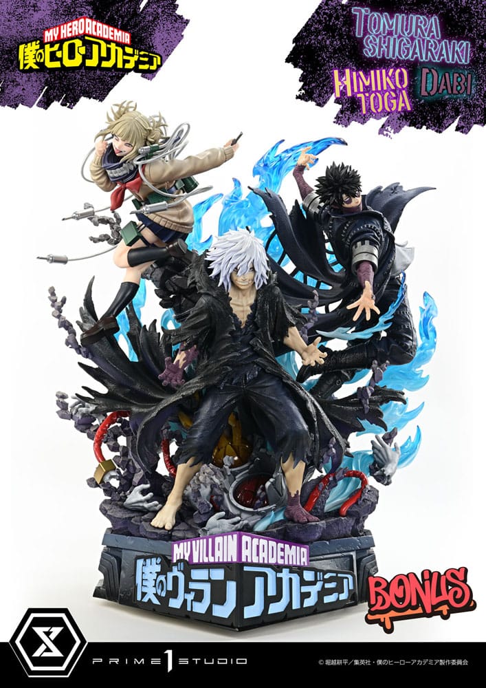 My Hero Academia Statue Ultimate Premium Masterline Tomura Tomura Shigaraki, Dabi & Himiko Toga Deluxe Bonus Version 69 cm