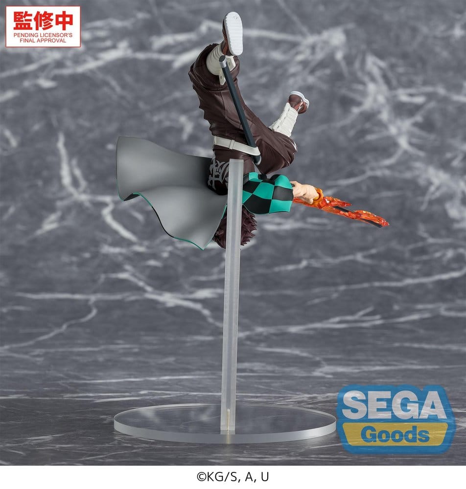 Demon Slayer: Kimetsu no Yaiba Luminasta PVC Figure Tanjiro Kamado Hinokami Kagura Setting Sun Transformation 15 cm