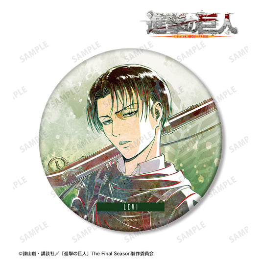 Attack on Titan Levi Ani-Art vol.1 BIG Tin Badge