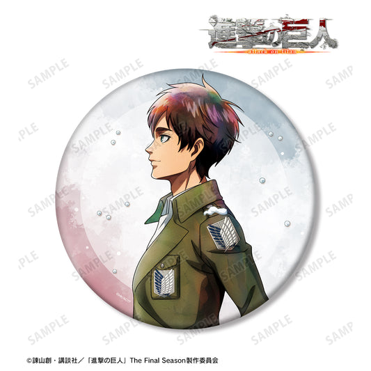 Attack on Titan Original Illustration Eren Winter Walking ver. BIG Tin Badge