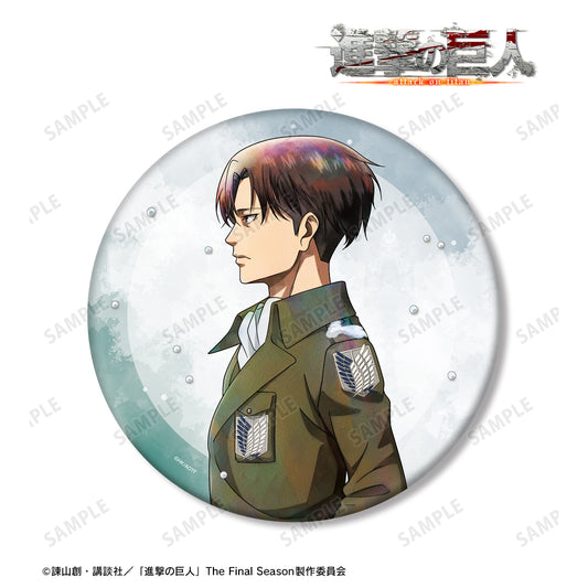 Attack on Titan Original Illustration Levi Winter Walking ver. BIG Tin Badge