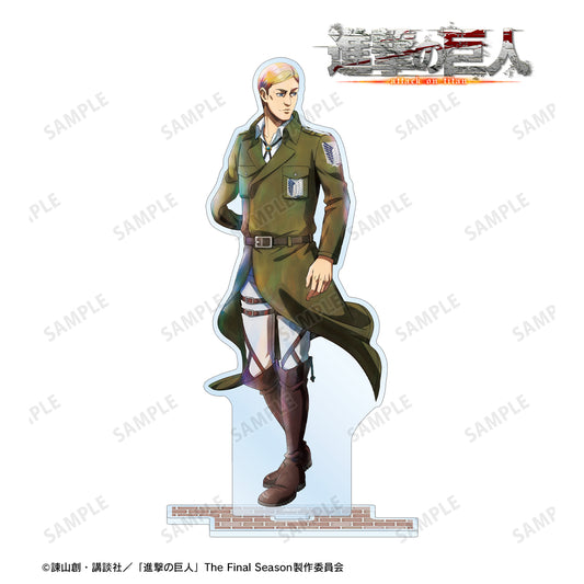 Attack on Titan Original Illustration Erwin Winter Walking-Coloring ver. BIG Acrylic Stand
