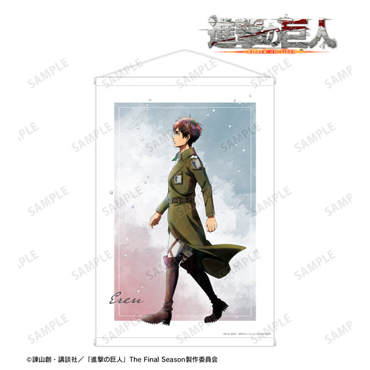 Attack on Titan Original Illustration Eren Winter Walking ver. B2 Sized Wall Scroll