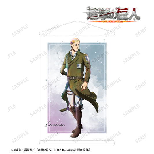 Attack on Titan Original Illustration Erwin Winter Walking ver. B2 Sized Wall Scroll