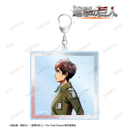 Attack on Titan Original Illustration Eren Winter Walking ver. BIG Acrylic Keychain