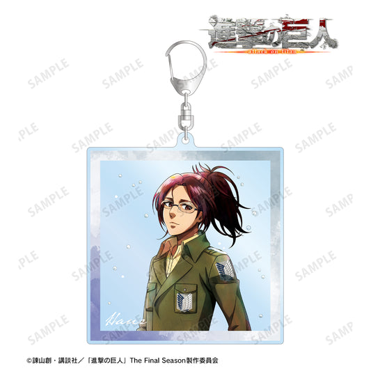 Attack on Titan Original Illustration Hange Winter Walking ver. BIG Acrylic Keychain