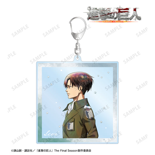 Attack on Titan Original Illustration Levi Winter Walking ver. BIG Acrylic Keychain