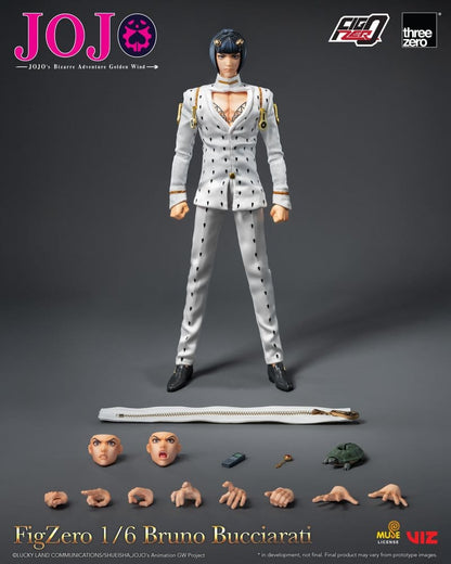Jojo's Bizarre Adventure: Golden Wind FigZero Action Figure 1/6 Bruno Bucciarati 31 cm