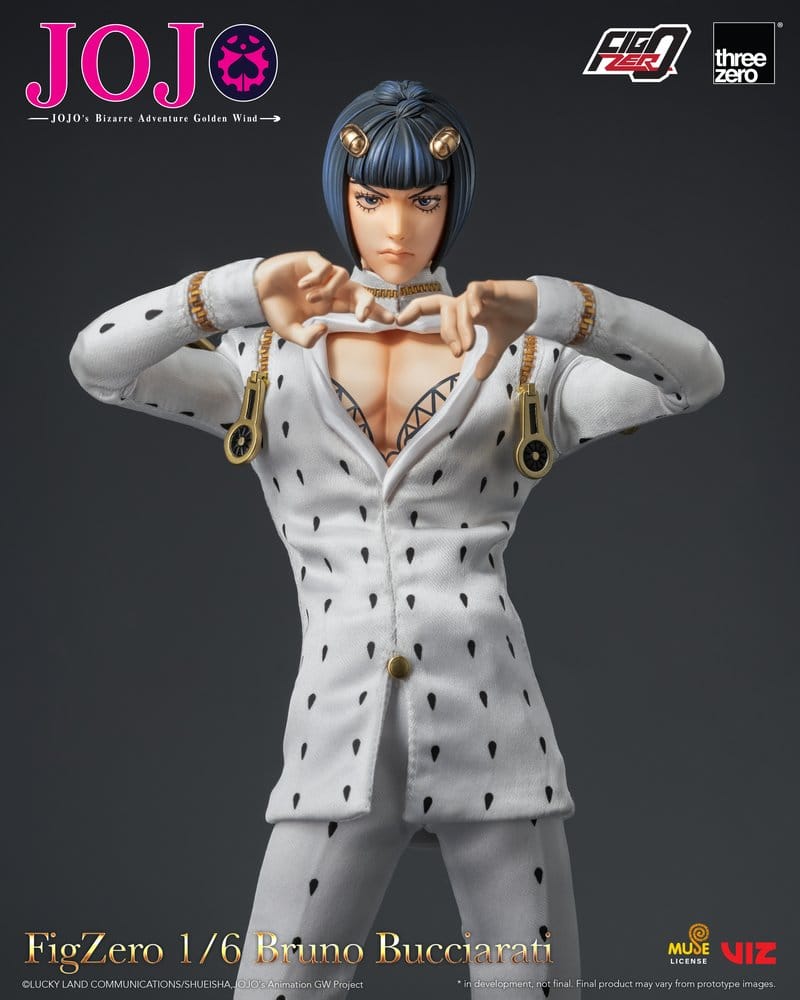 Jojo's Bizarre Adventure: Golden Wind FigZero Action Figure 1/6 Bruno Bucciarati 31 cm