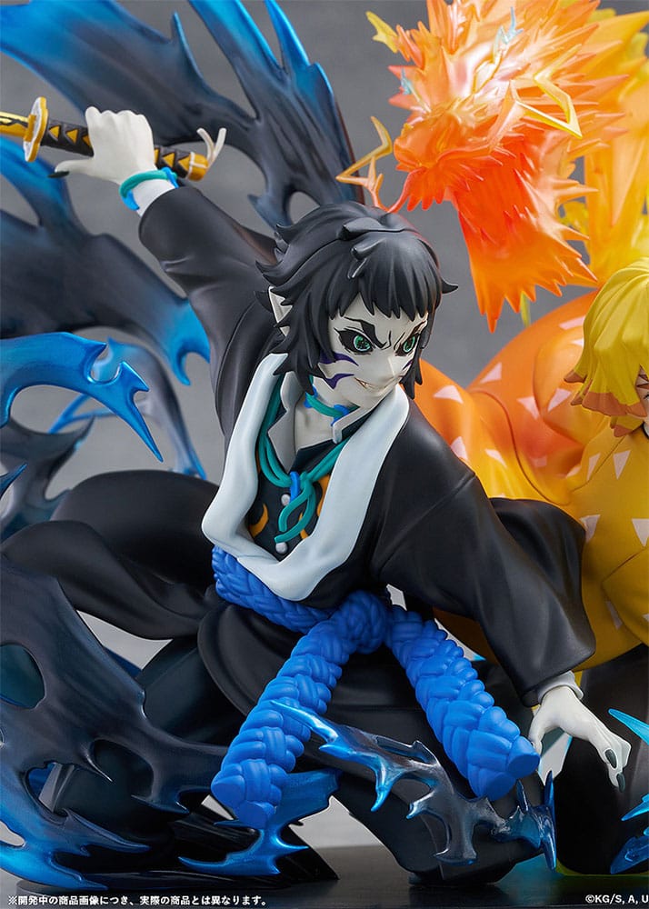 Demon Slayer: Kimetsu no Yaiba PVC Statue Zenitsu Agatsuma & Kaigaku 15 cm