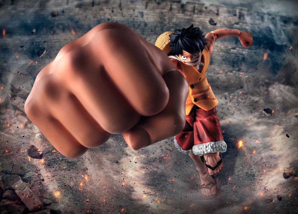 One Piece S.H. Figuarts Accessory Set Monkey D. Luffy -Marineford- "Gear Three" 17 cm