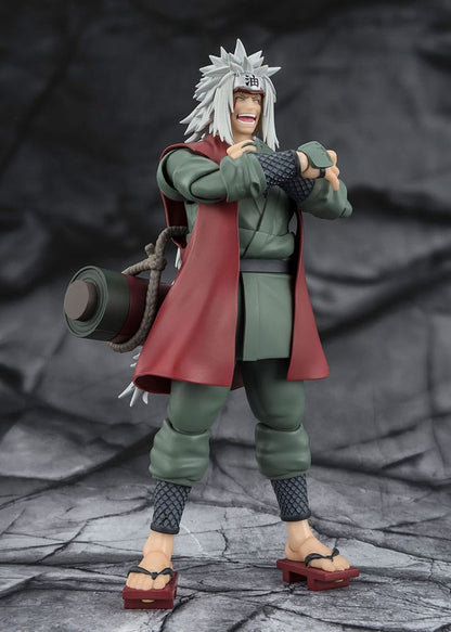 Naruto S.H.Figuarts Action Figure Jiraiya: Hidden Leaf Heroic Master Sage (Sage Mode Set) 17 cm