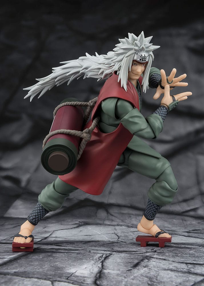 Naruto S.H.Figuarts Action Figure Jiraiya: Hidden Leaf Heroic Master Sage (Sage Mode Set) 17 cm