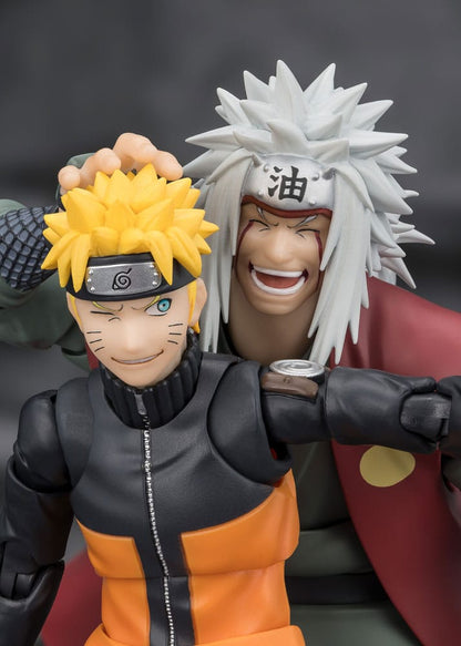 Naruto S.H.Figuarts Action Figure Jiraiya: Hidden Leaf Heroic Master Sage (Sage Mode Set) 17 cm