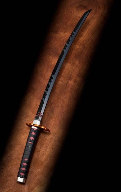 Demon Slayer: Kimetsu no Yaiba Proplica Replica 1/1 Nichirin Sword: Tanjiro Kamado Kyojuro (Rengoku´s Sword Gueard) Ver. 88 cm