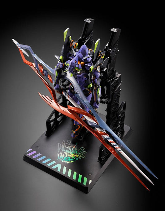 Neon Genesis Evangelion Metal Build Action Figure Eva Test Type-01: 30th with the Spear of Gaius 22 cm