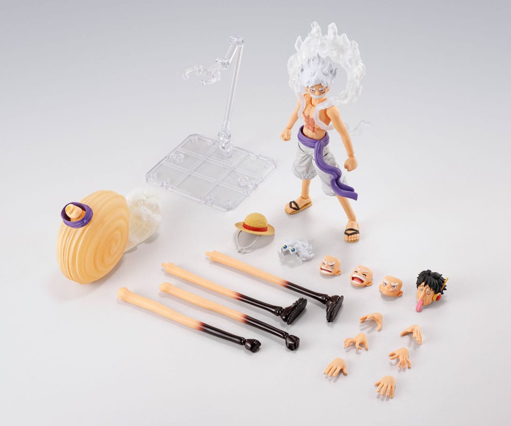 One Piece S.H.Figuarts Action Figure Monkey D. Luffy: Gear 5 Future Island Egghead 15 cm