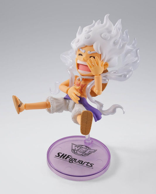 One Piece World Collactable Figures x S.H. Figuarts Action Figure Monkey D. Luffy: Gear 5 8 cm