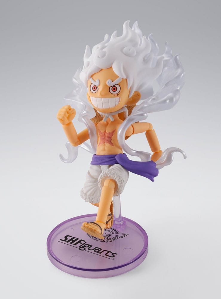 One Piece World Collactable Figures x S.H. Figuarts Action Figure Monkey D. Luffy: Gear 5 8 cm