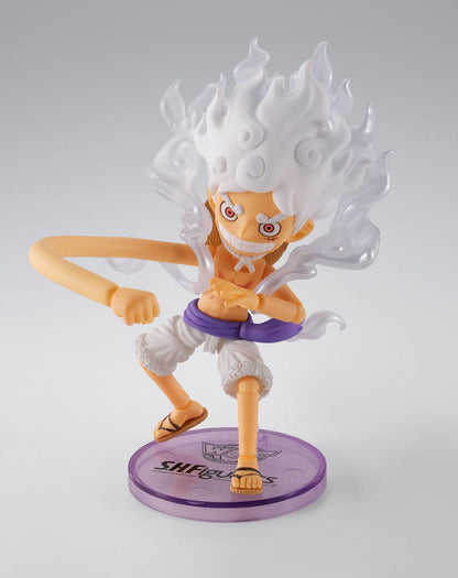 One Piece World Collactable Figures x S.H. Figuarts Action Figure Monkey D. Luffy: Gear 5 8 cm