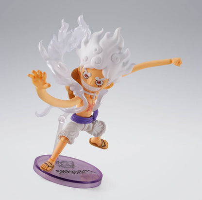 One Piece World Collactable Figures x S.H. Figuarts Action Figure Monkey D. Luffy: Gear 5 8 cm