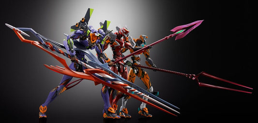 Neon Genesis Evangelion Metal Build Action Figure Eva Production Model-02: 30th with the Spear of Cassius 22 cm