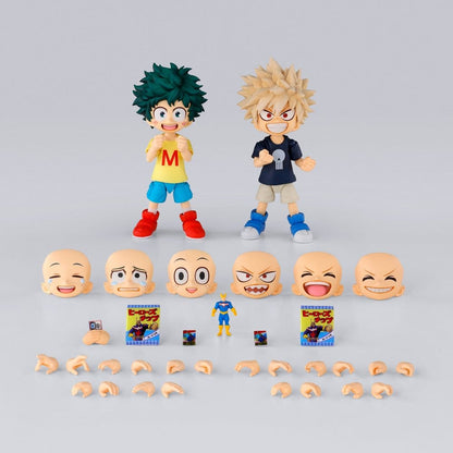 My Hero Academia S.H.Figuarts Action Figure Izuku Midoriya & Katsuki Bakugo -Childhood Set- 9 cm