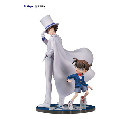 Detective Conan F:NEX PVC Statue 1/7 Conan Edogawa & Kid the Phantom Thief 29 cm
