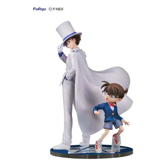 Detective Conan F:NEX PVC Statue 1/7 Conan Edogawa & Kid the Phantom Thief 29 cm