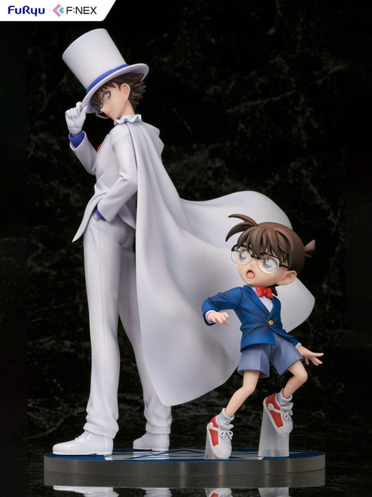 Detective Conan F:NEX PVC Statue 1/7 Conan Edogawa & Kid the Phantom Thief 29 cm