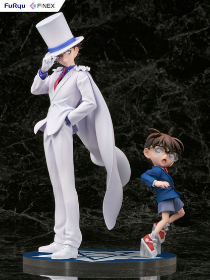 Detective Conan F:NEX PVC Statue 1/7 Conan Edogawa & Kid the Phantom Thief 29 cm
