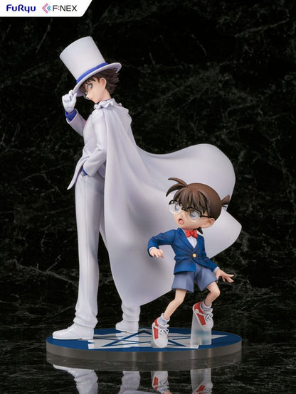 Detective Conan F:NEX PVC Statue 1/7 Conan Edogawa & Kid the Phantom Thief 29 cm